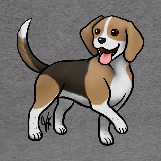 Dog - Beagle - Black and Tan by Jen's Dogs Custom Gifts and Designs